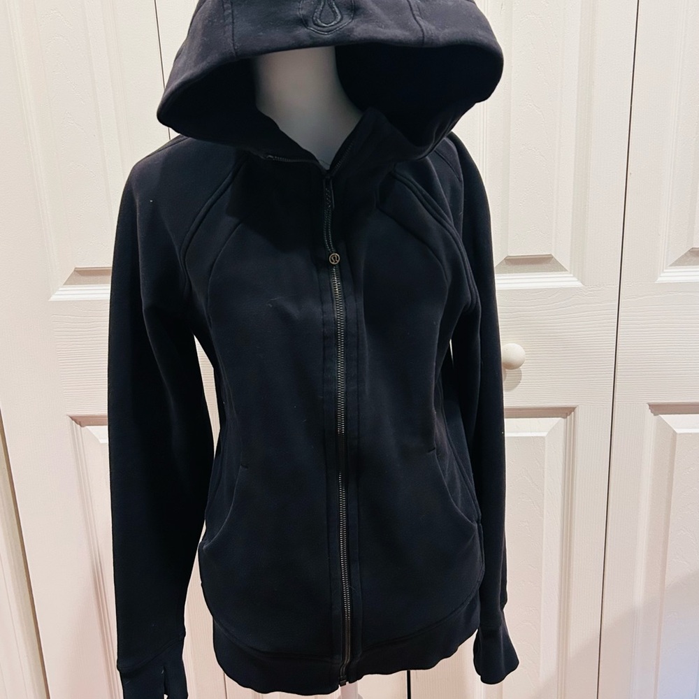 Lululemon Black Full-Zip Hoodie